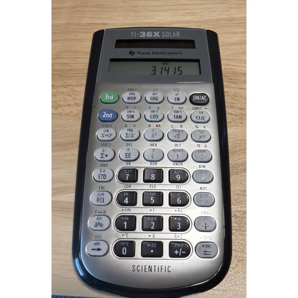 Texas Instruments TI-36X Solar Scientific Advanced Calculator Works Great